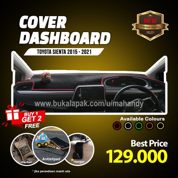Cover Dashboard Sienta - Han Cover Dasboard Toyota Sienta - Aksesoris