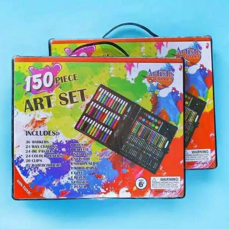 

[H-6-Q ✔] [CDM] CRAYON SET 150 PCS PENSIL WARNA ALAT LUKIS-langsung kirim