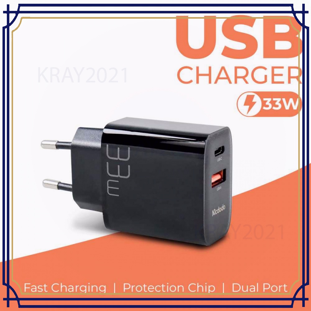 Charger USB Type C Quick Charge 2 Port 33 W -CG053