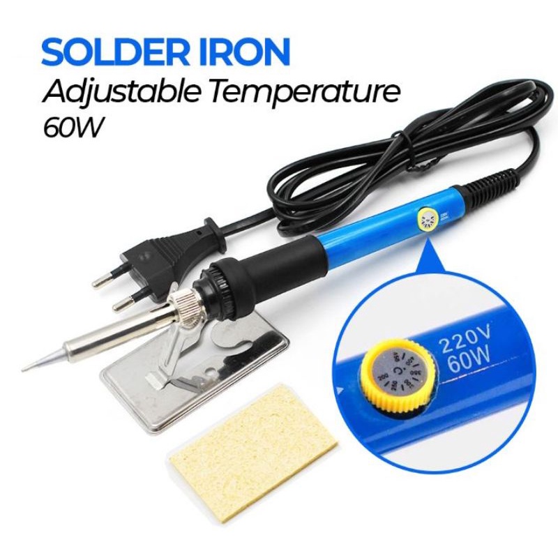 PROSTOEMER Solder Iron Adjustable Temperature 60W High Grade - 806