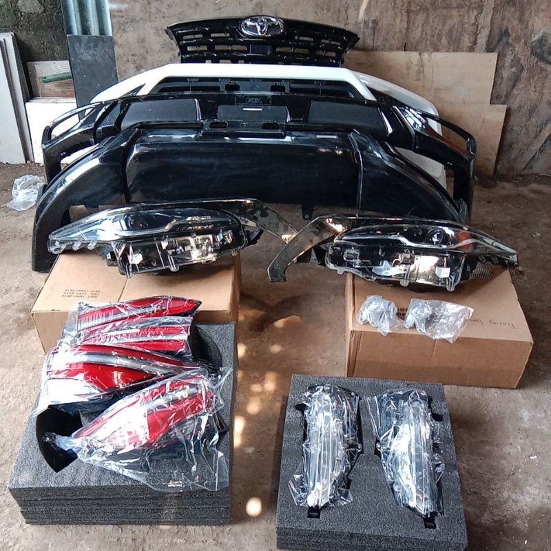 Paket Upgrade Fortuner VRZ GR 2022 komplit untuk upgrade