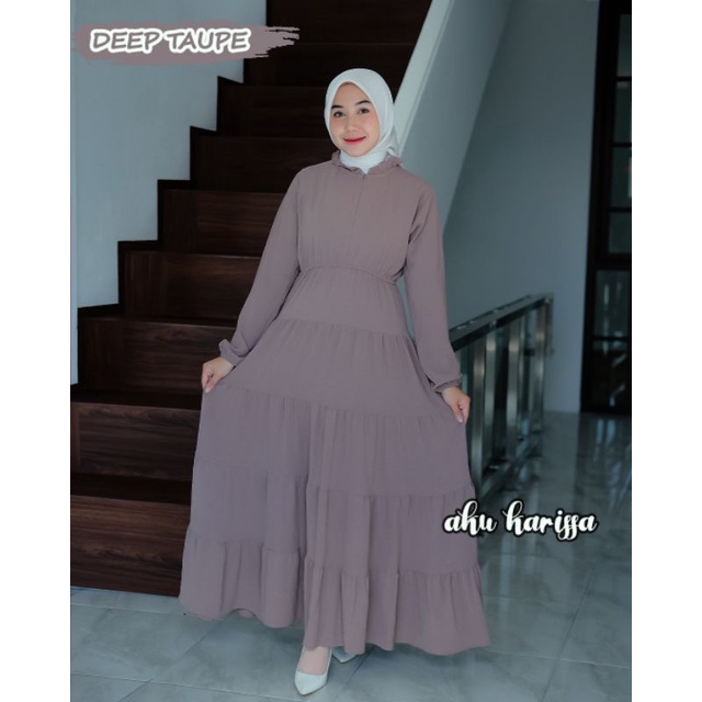 GAMIS NOVITA DRESS ORI BY AKU KARISSA DRESS CANTIK WANITA KEKINIAN