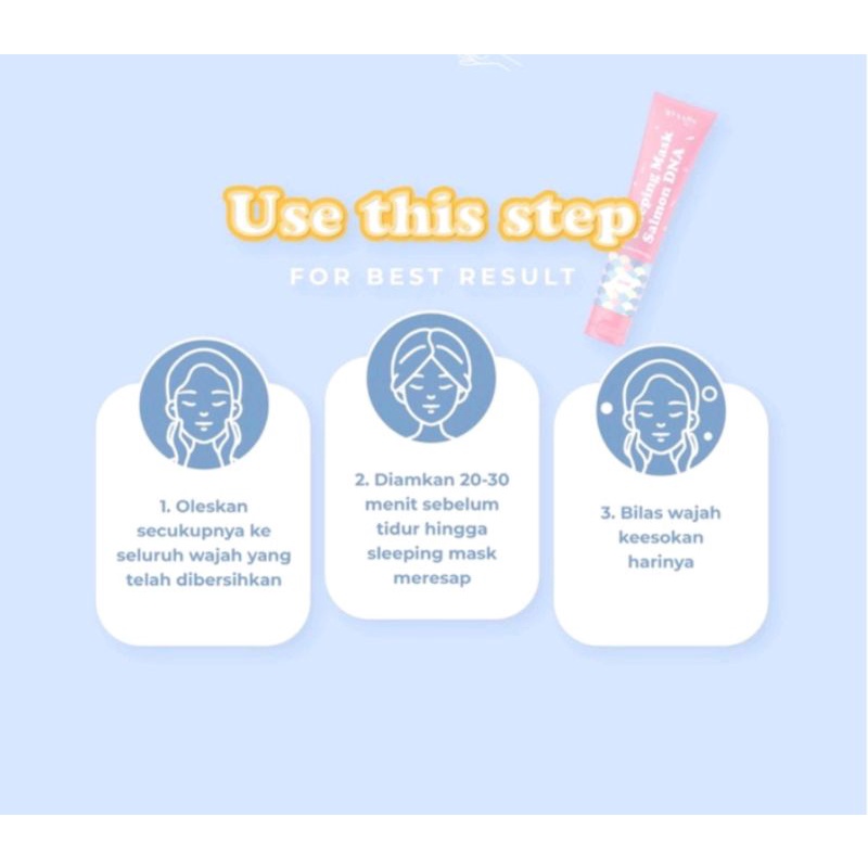 Sleeping mask DNA SALMON (BPOM)
