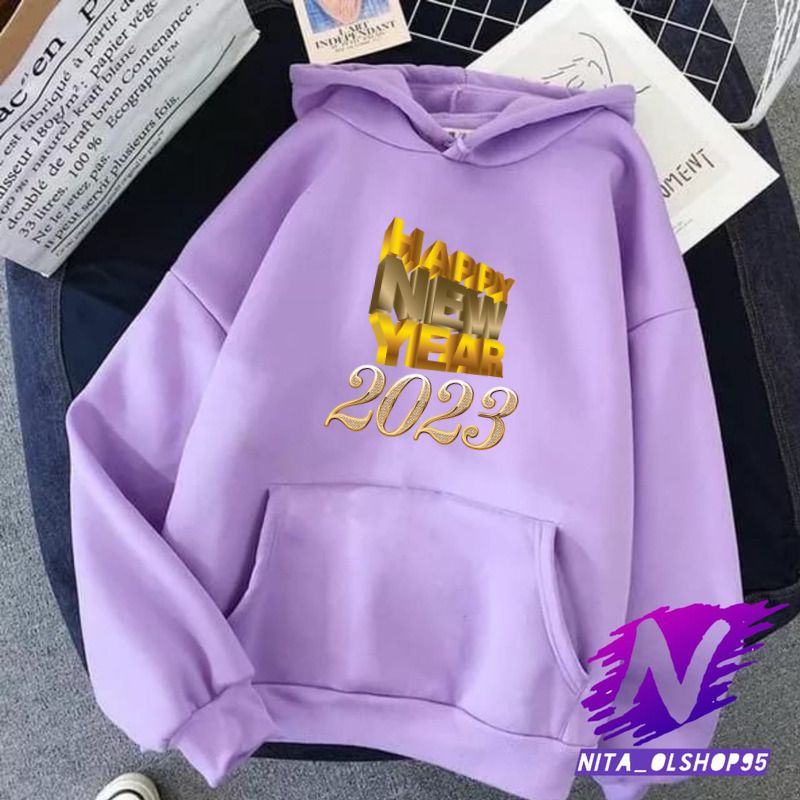 hoodie anak happy new year 2023