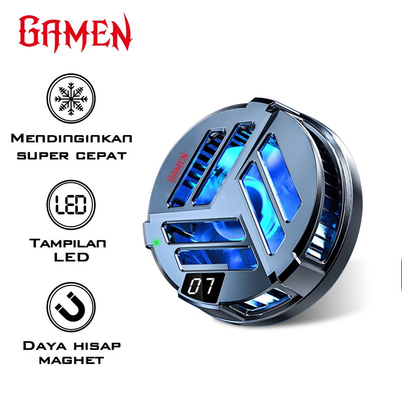 GAMEN Siberia II Black Gaming Fancooler Radiator Coolingfan Smartphone