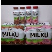 

Milku Susu UHT isi 12 coklat strawberry Ready