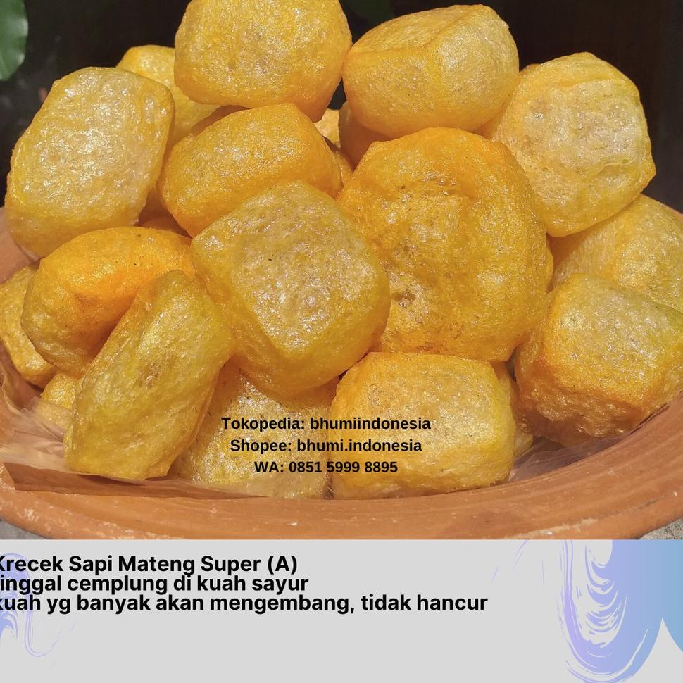 

(K-F7F-✓) Krecek Kulit Sapi Super / Kerecek Sayur Matang tinggal cemplung/ Krecek Premium