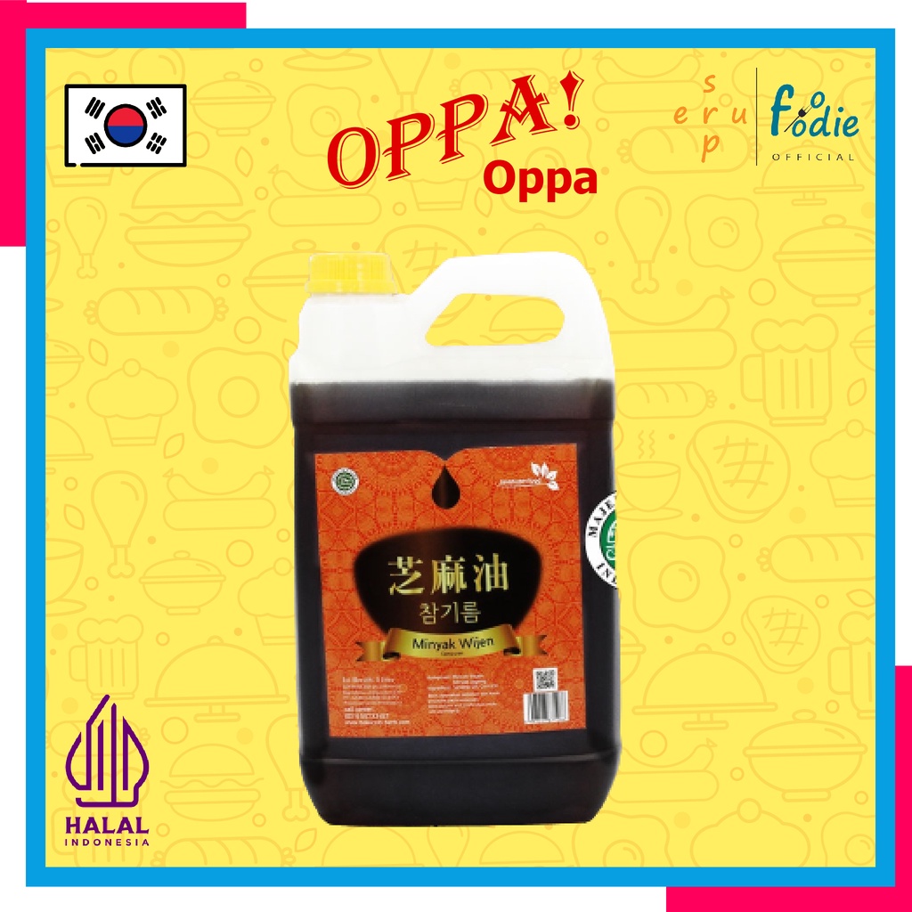 

SUPERFOODIE Minyak Wijen Korea / Sesame Oil Organik Korea / Minyak Wijen Bibimbap, Japchae, Bulgogi Korean Food Halal JSF Java Super Food 250 Mili Liter