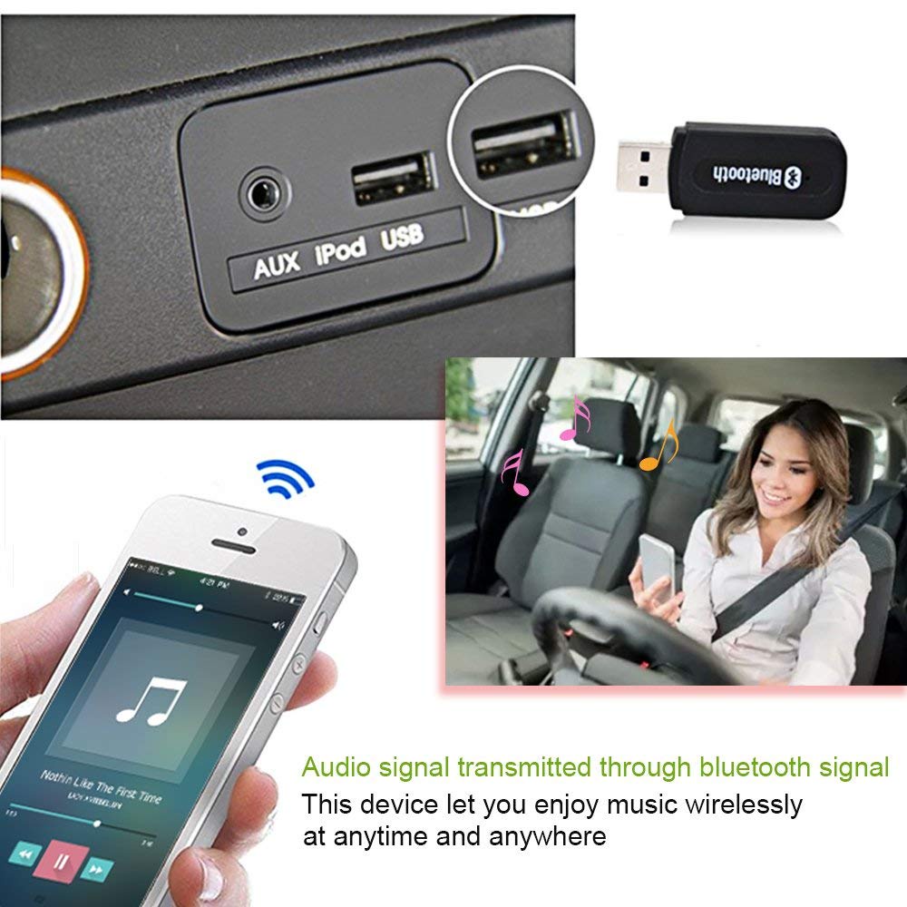 Bluetooth ReceiverJack Audio 3,5mm Ck02 Car Mobil bluetooth usb