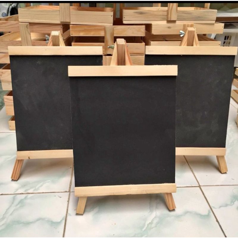 Stand Papan Tulis Mini Papan Tulis Kapur Papan Tulis Menu