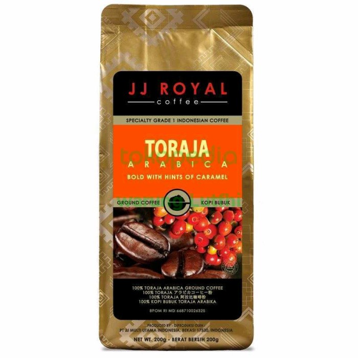 

Jj royal trj arb beans coffee 200gr