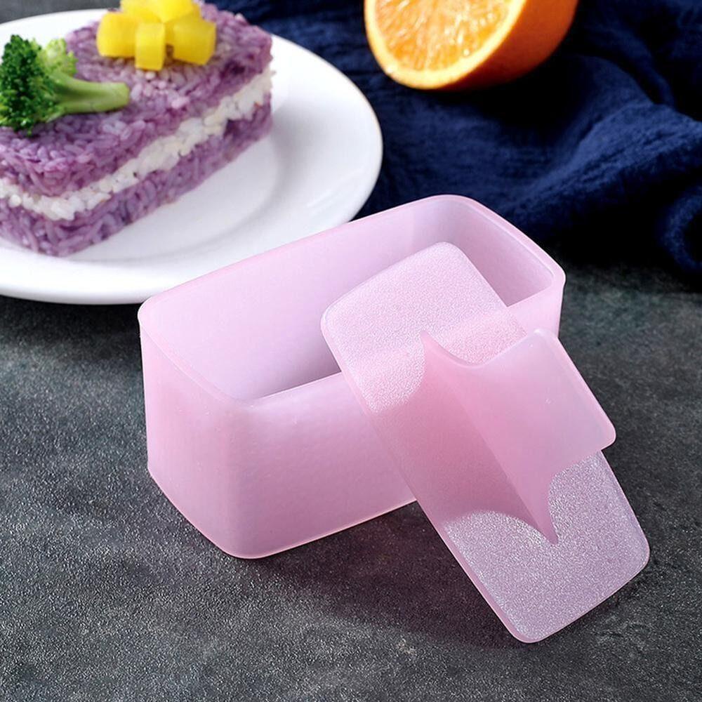 Solighter Warship Sushi Mold PP Alat Press Plastik Persegi Panjang Anti Lengket Bento Tools