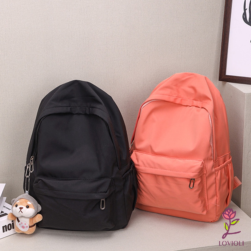 Lovioli Tas Rachel Ransel Sekolah Anak Tas Kanvas SD SMP SMA Korean Style Backpack