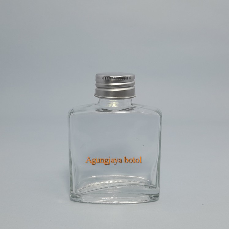 Botol Kaca 50 ml Kotak Pipih / Botol Kaca Food / Botol Kaca Juice / Botol Kaca Madu / Botol Kaca 50 