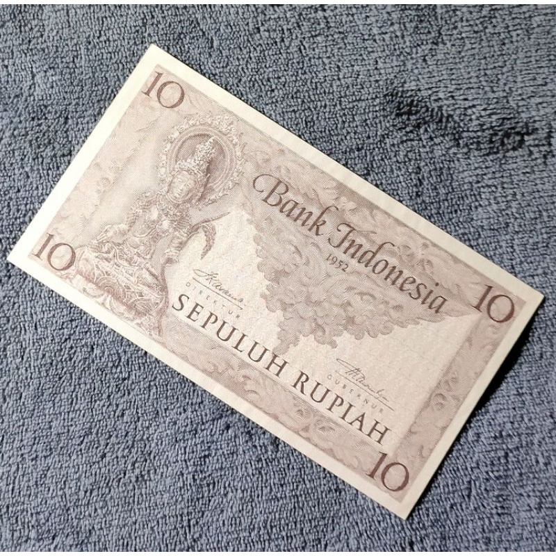 Uang Kuno 10 Rupiah Seri Budaya 1952