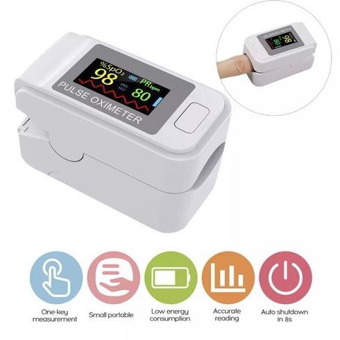 Oximeter Fingertip Pulse SPO2 SO 911 - PUTIH ( Gratis Baterai )