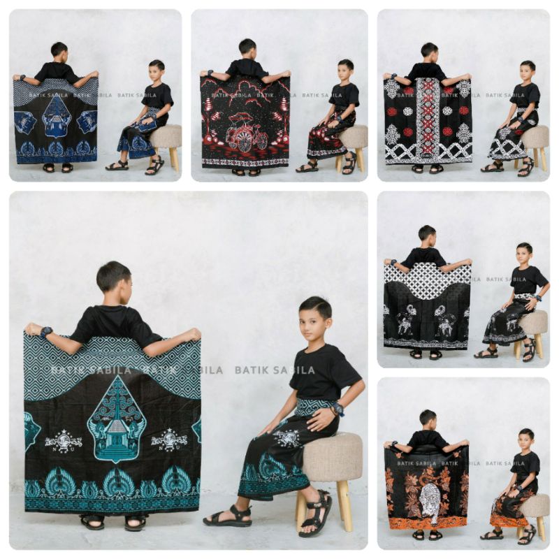 SARUNG BATIK ANAK | SARUNG  ANAK SD/SMP | SARUNG VESPA SARUNG WAYANG SARUNG KANG SANTRI
