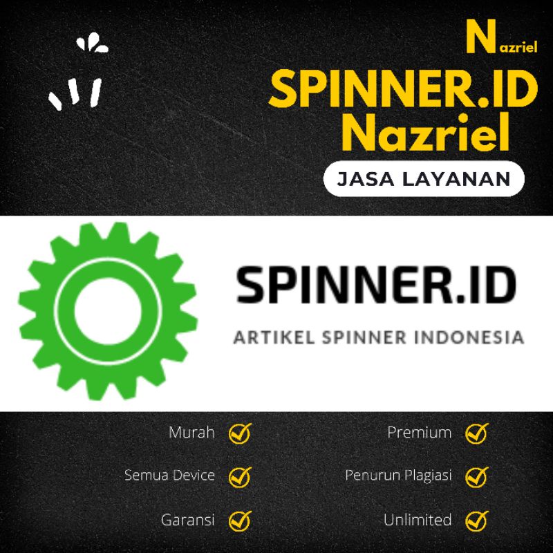 Spinner.id premium pro Indonesia bantu menurunkan plagiasi