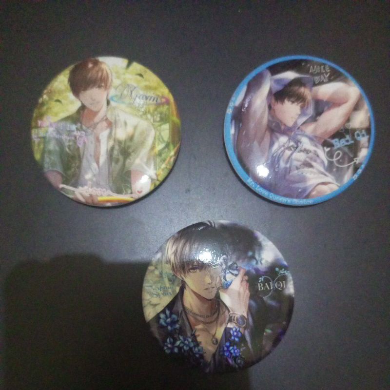 Badge/Pin Gavin Mr Love Queen's Choice/Love and Producer