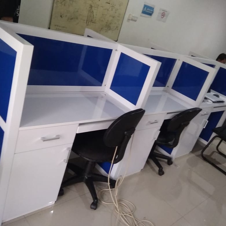 meja kerja kubikal kantor minimalis custom jabodetabek
