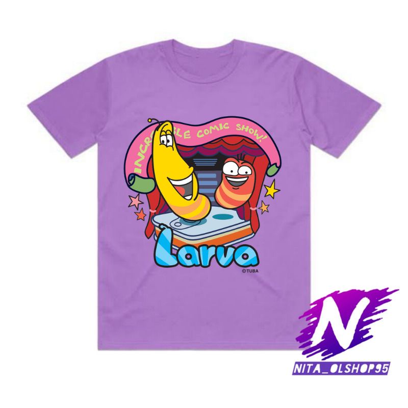 BAJU ANAK KAOS ANAK LARVA SERIAL ANIMASI