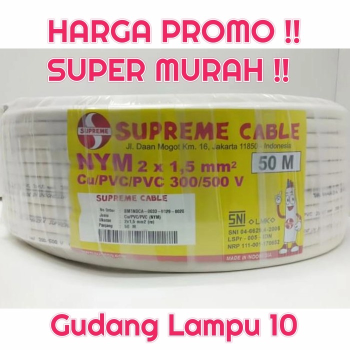 Roll Kabel Supreme Nym 2X1,5 (50M)