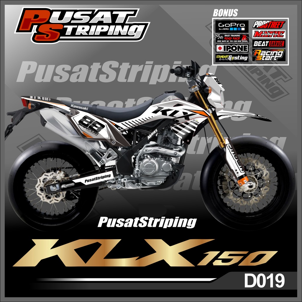 Jual Decal Sticker Motor Cross Klx Bf Fullbody Dekal Stiker Klx Bf