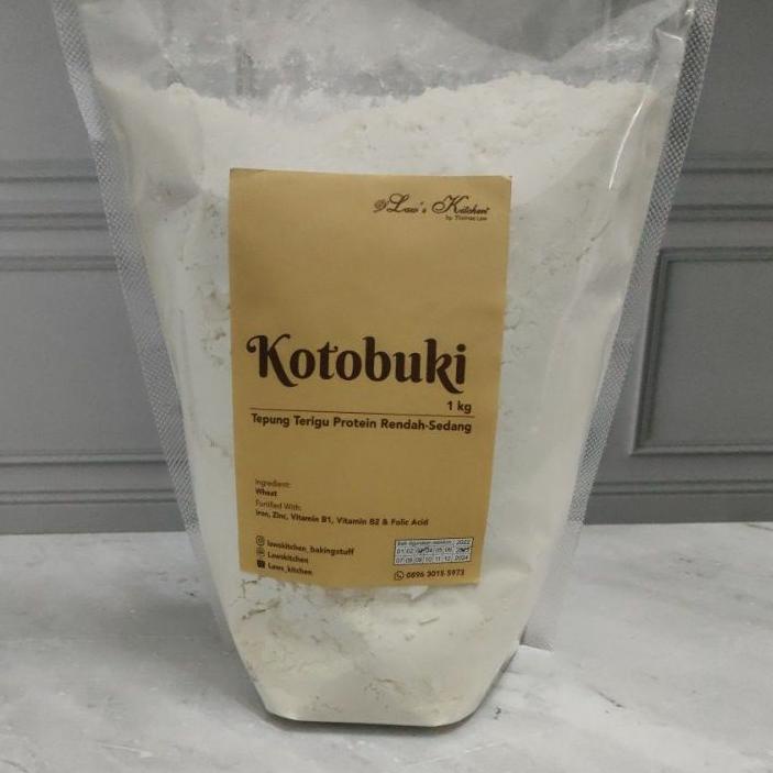 

FG3❄ tepung kotobuki 1kg repack Barang Baru