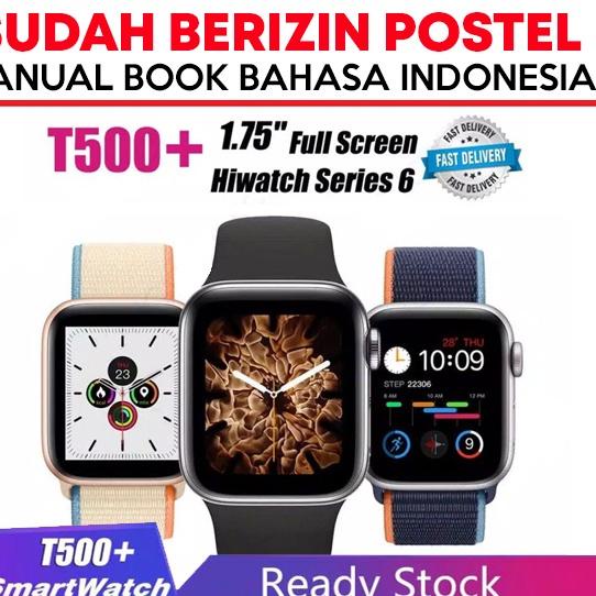 Menarik DENNOS T500+ Plus SmartWatch  Jam Tangan Pintar hiwatch series 6