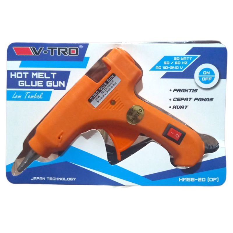 GLUE GUN on/off||Alat lem tembak 20watt/HOT Melt