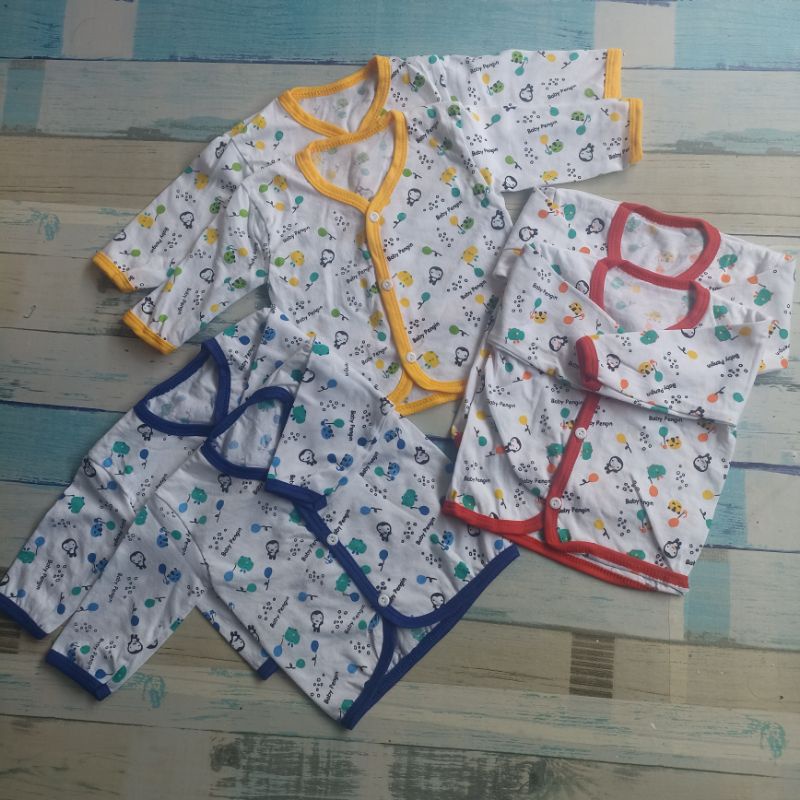 Baju Bayi Atasan Newborn 6 Pcs Bayi Baru Lahir