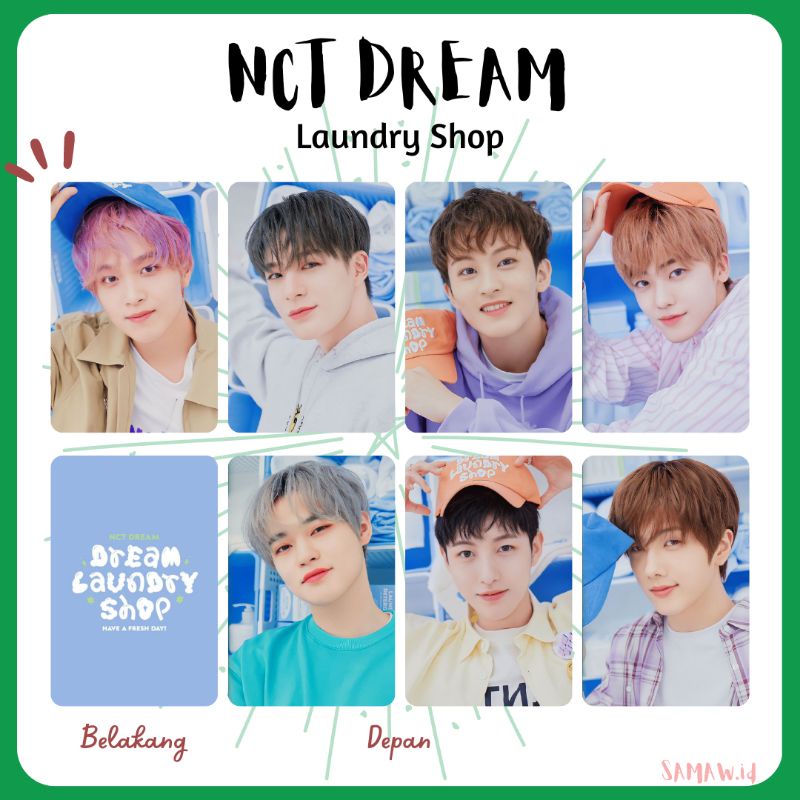 PHOTOCARD NCT DREAM LAUNDRY SHOP