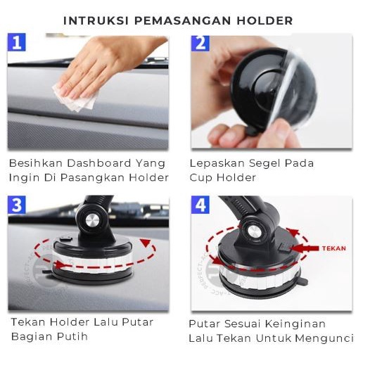 XTRA SUCTION HOLDER HP MOBIL SUPER KUAT FLEKSIBEL UNIVERSAL