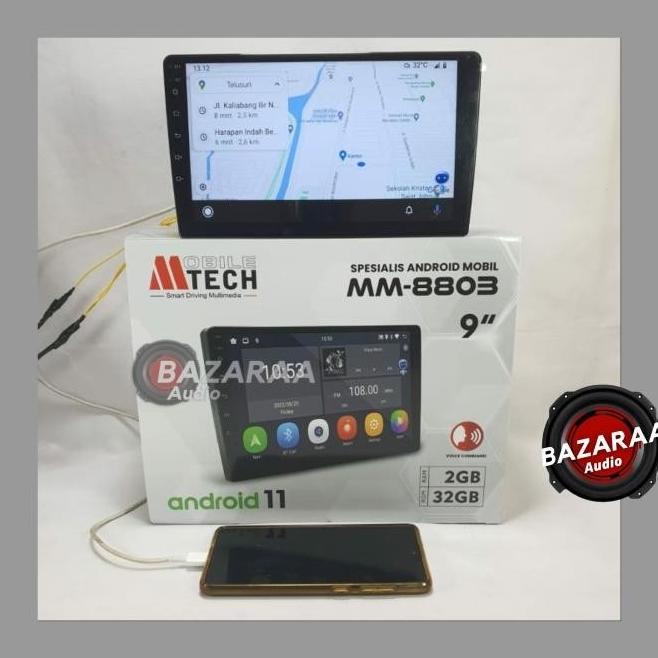 MILIKI HEADUNIT ANDROID 11 MTECH MM-8803 BBE ANDROID 11 CARPLAY UH54O56K
