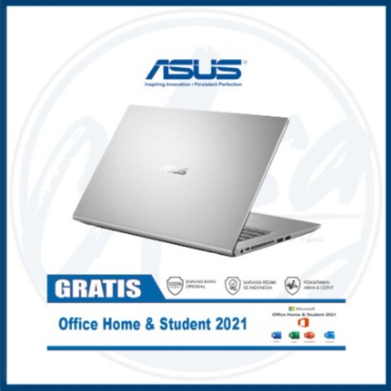 Asus VivoBook A416JAO-VIPS526 i5-1035G1 4GB 256GB SSD Win11+OHS 2021 - Silver 512GB