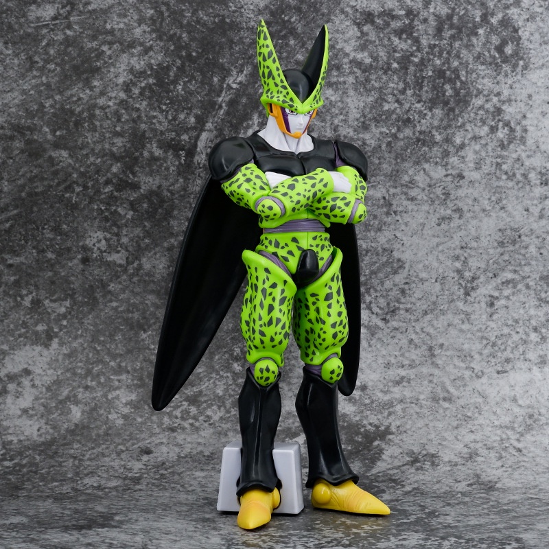 32cm Dragon Ball Anime Figure Bola Naga Perfect Cell Besar Action Figure Pvc Model Koleksi Patung Mainan Untuk Hadiah Anak