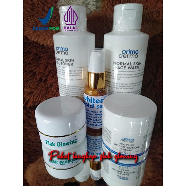 PRIMADERMA FLEK GLOWING+paket komplit