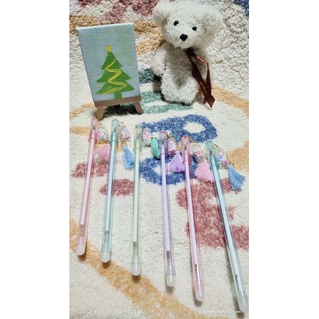 

Ballpoint / Pulpen Gantung Botol Kaca Isi Styrofoam