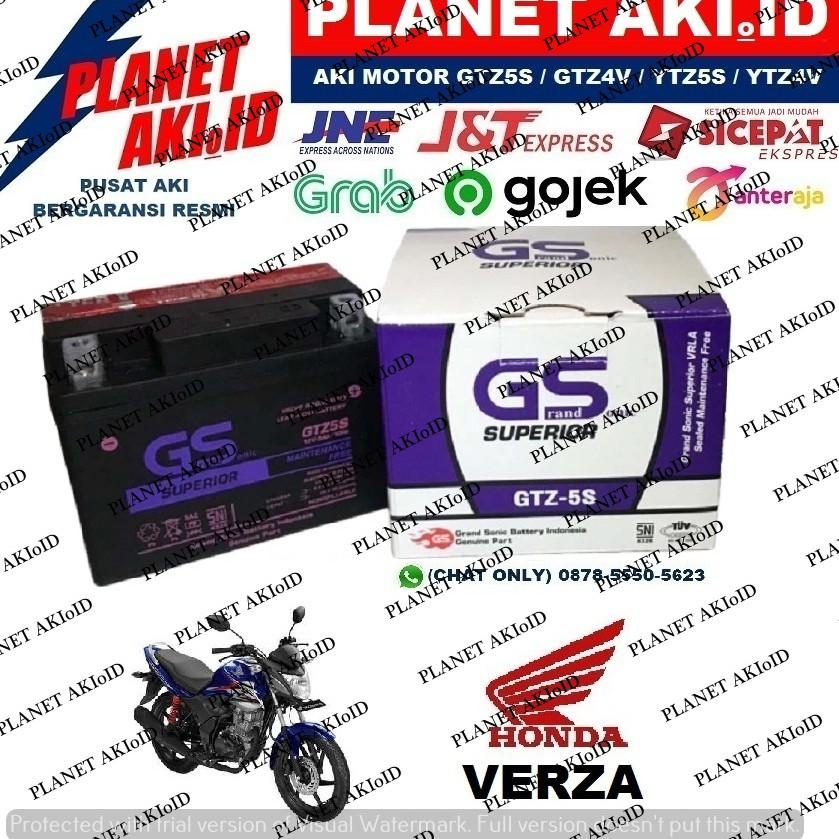Jual Model baru Aki Motor Honda Verza GTZ5 GTZ5S GTZ 5S GS Y Accu
