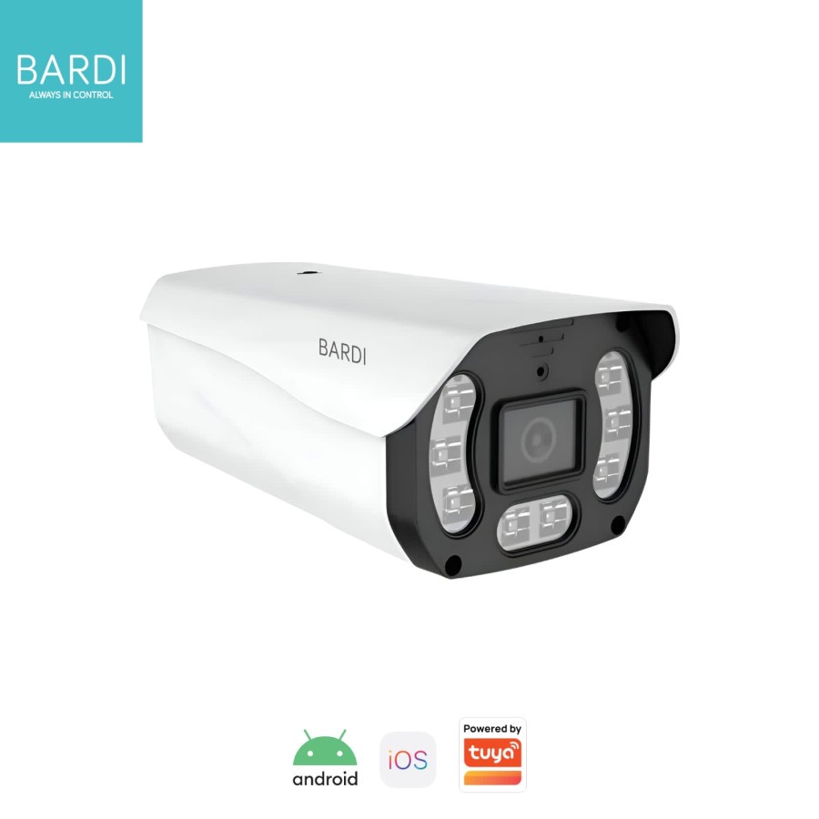 BARDI IP Camera Outdoor CCTV With POE STC - IP67 4MP SMART IOT TUYA