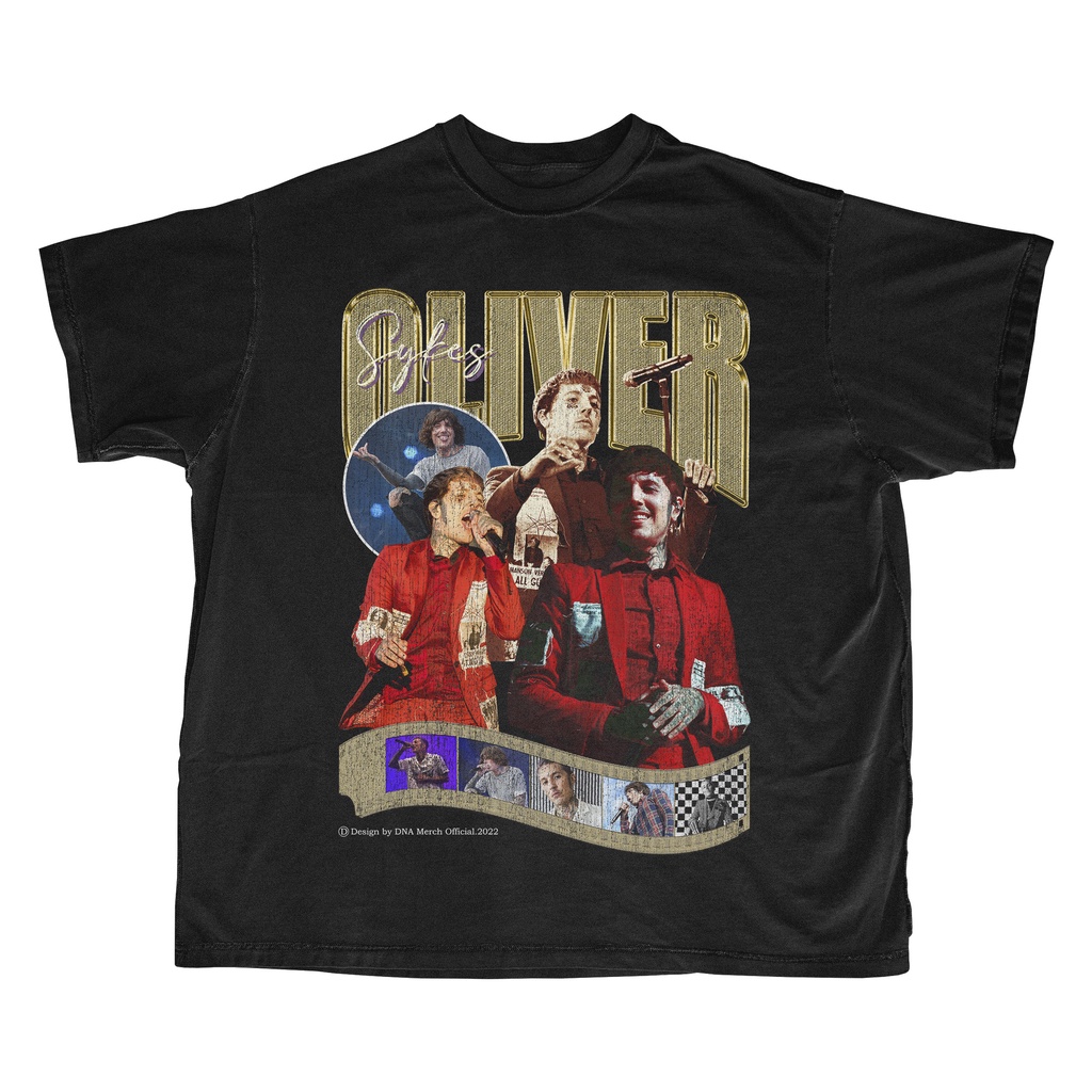Kaos Oliver Sykes Oversized / Vintage Tee / BMTH / Band Tshirt