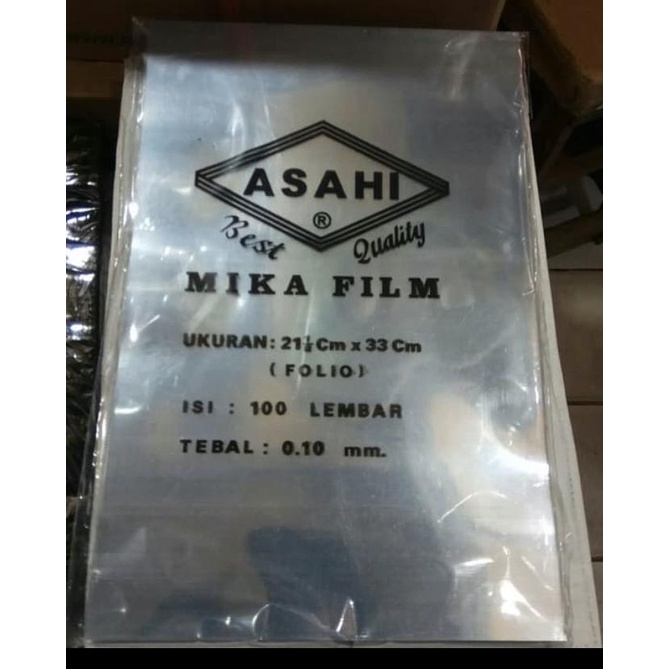 

Cover mika jilid 0.10 mm FOLIO
