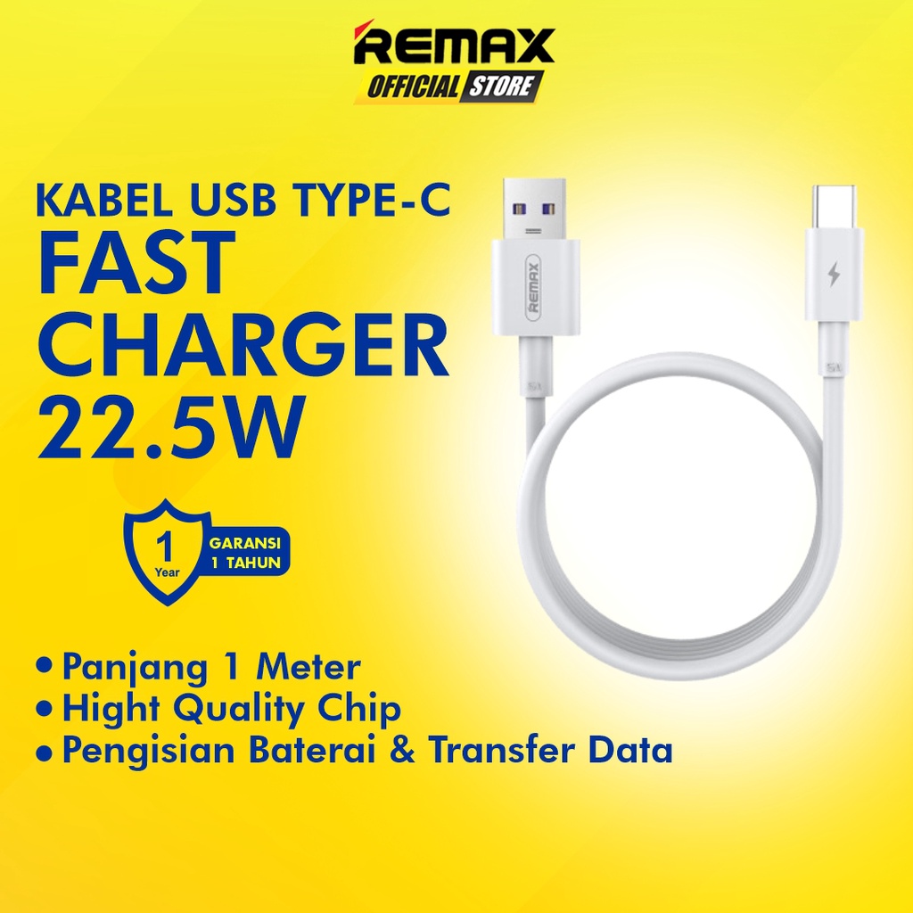 REMAX Chaining Kabel Data Charger Type-C 22.5W 1m RC-175A