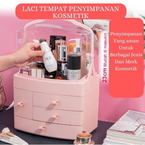 ( OJE ) Rak penyimpanan Kosmetik atau Kotak Make Up Storage Organizer OLL-608