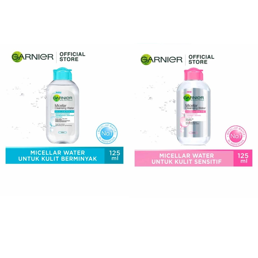 Jual GARNIER MICELLAR WATER 125ml | Shopee Indonesia