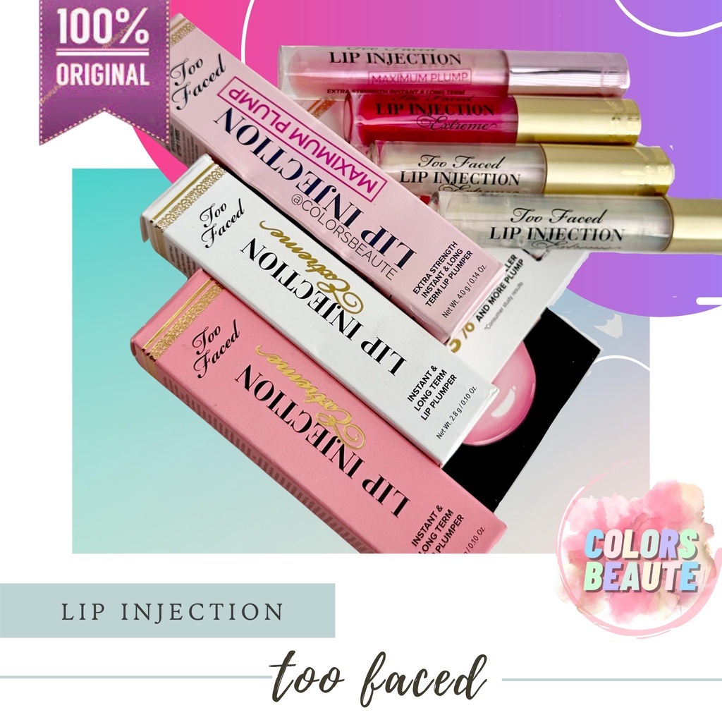 TOO FACED Lip injection extreme / instant and long term LIP PLUMPER