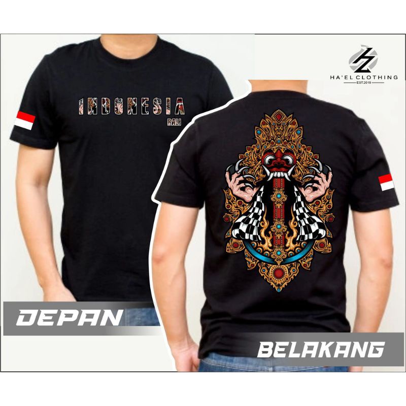 KAOS INDONESIA BALI CULTUR BIG SIZE OVERSIZE KOSTUM SABLON PRIA WANITA UKURAN JUMBO 5XL 4XL 3XL