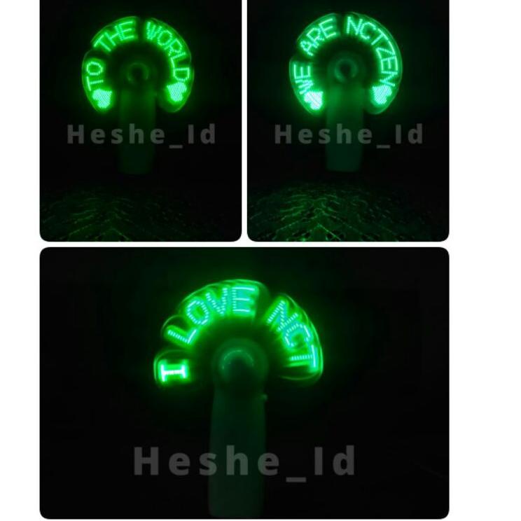 BKO.18De22т ▪ Kipas Angin Genggam Mini LED Kpop EXO/BTS/NCT