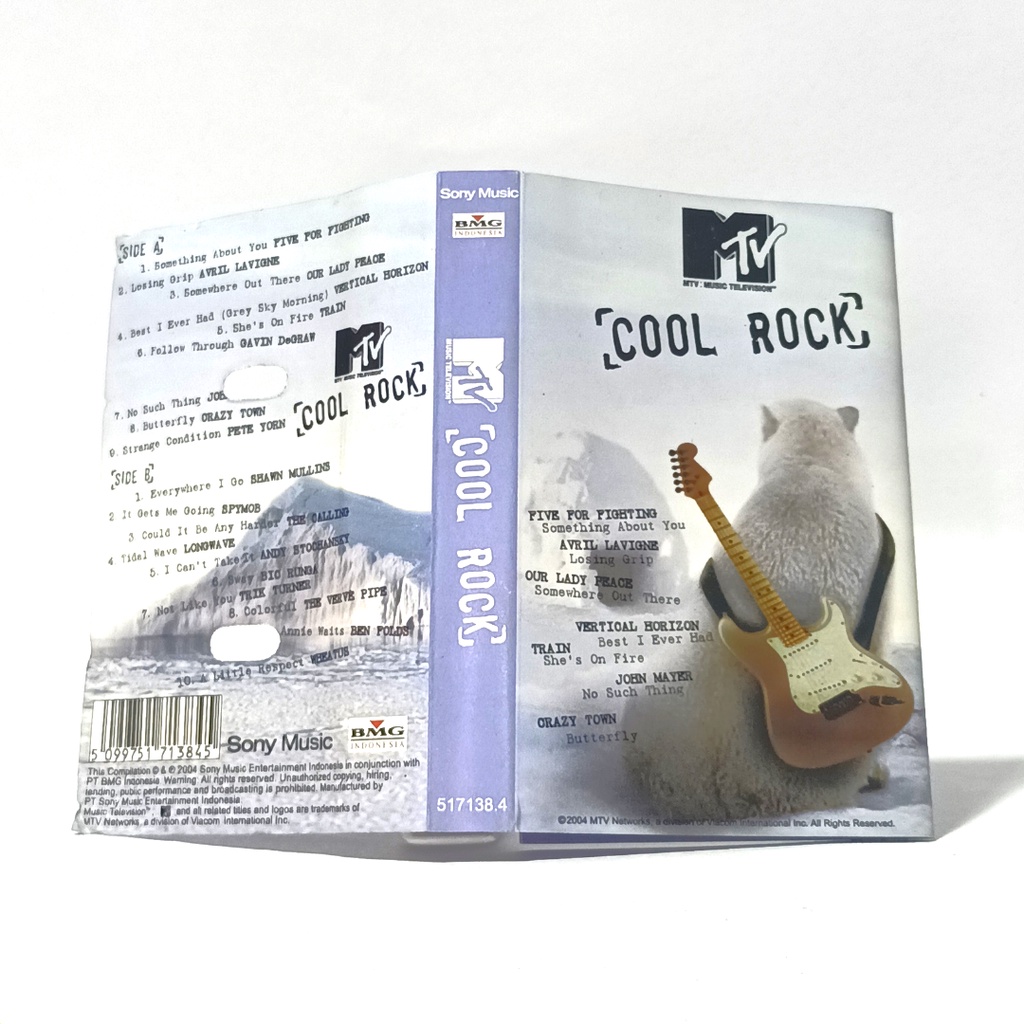 kaset tape Various MTV Cool Rock good condition