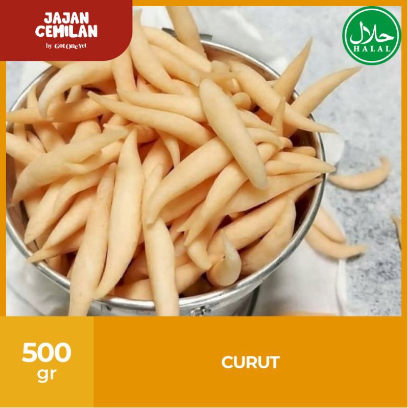 

[500G] CURUT/ TELUR GABUS/ SNACK CEMILAN